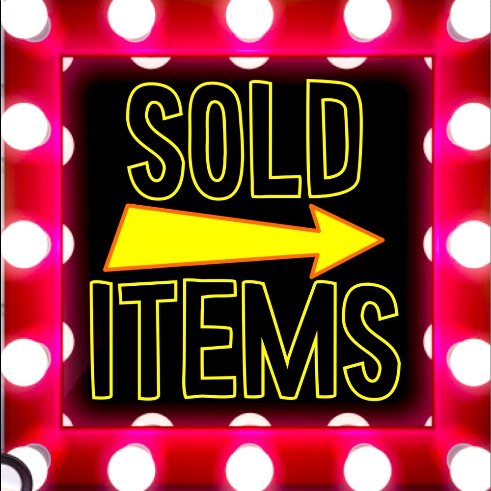 🛍✨🛍✨SOLD ITEMS✨🛍✨🛍